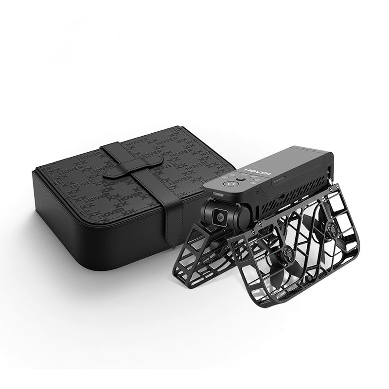 A small case with a drone black